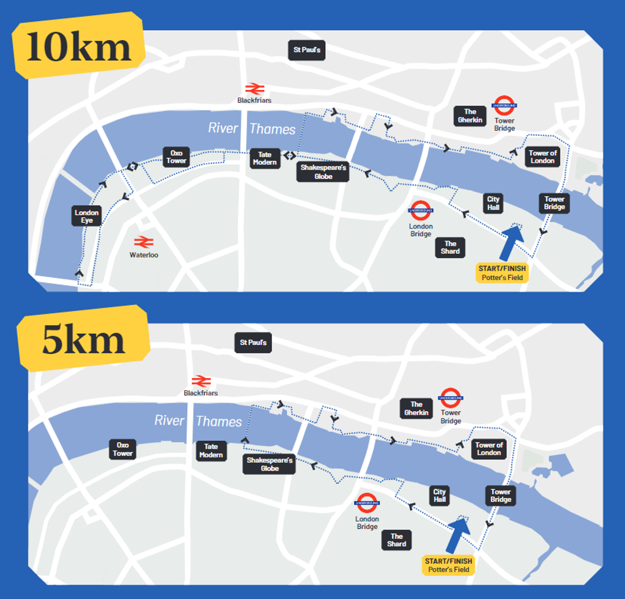 Run the River 2024 course map